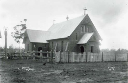 St Cecelias Catholic Church, Wyong, circa 1910
